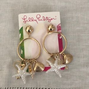 Lilly Pulitzer SHELLS BELLS EARRINGS new